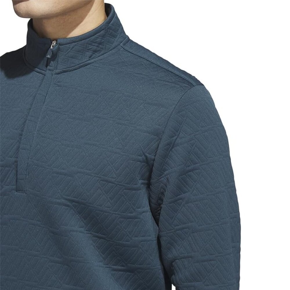 adidas DWR Quarter Zip Men's Golf Pullover Arctic Night Size XL - Picture 5 of 14